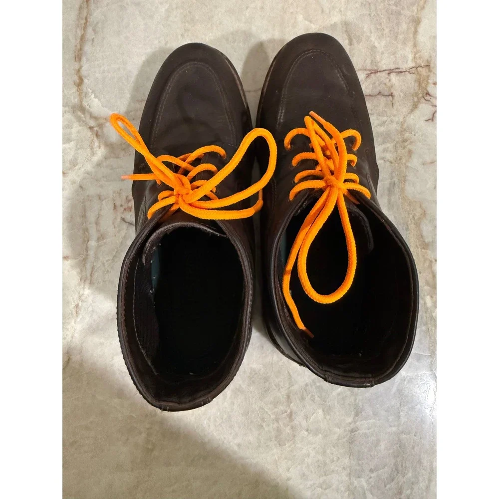 Vintage H.S. Trask Bison Leather Gore-Tex Moc Toe Chukka Boots USA Men's 8.5/9